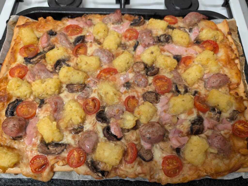 I did a thing – my breakfast pizza I did a thing - my breakfast pizza