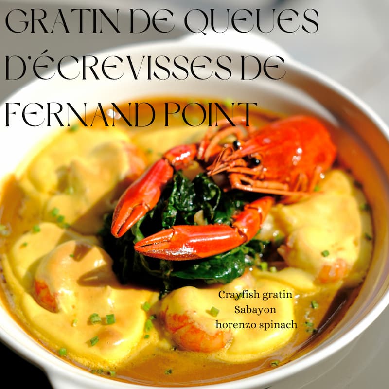 Gratin de Queues d'Écrevisses de Fernand Point