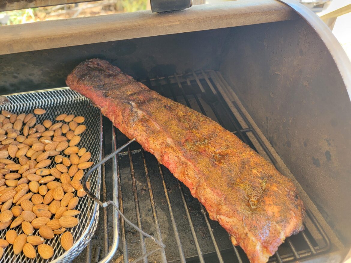 Almonds and pork ribs!