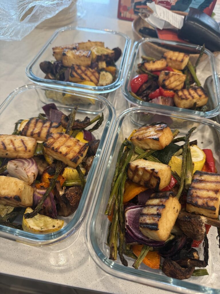 Grill Lines on the Tofu!