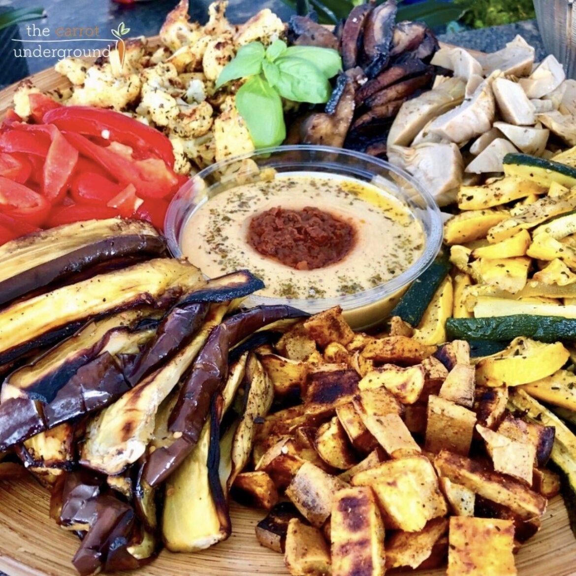 Mediterranean Roasted Veggies 🌱 a fabulous starter or light meal