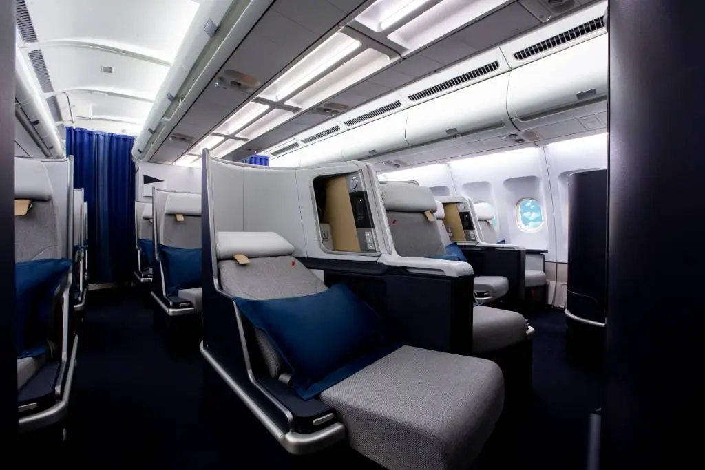 seat in Air France business class.