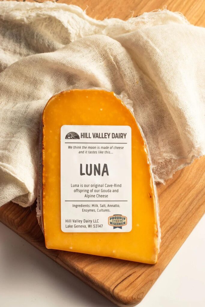 Day 1787 of posting images of cheese until I run out of cheese types: Luna