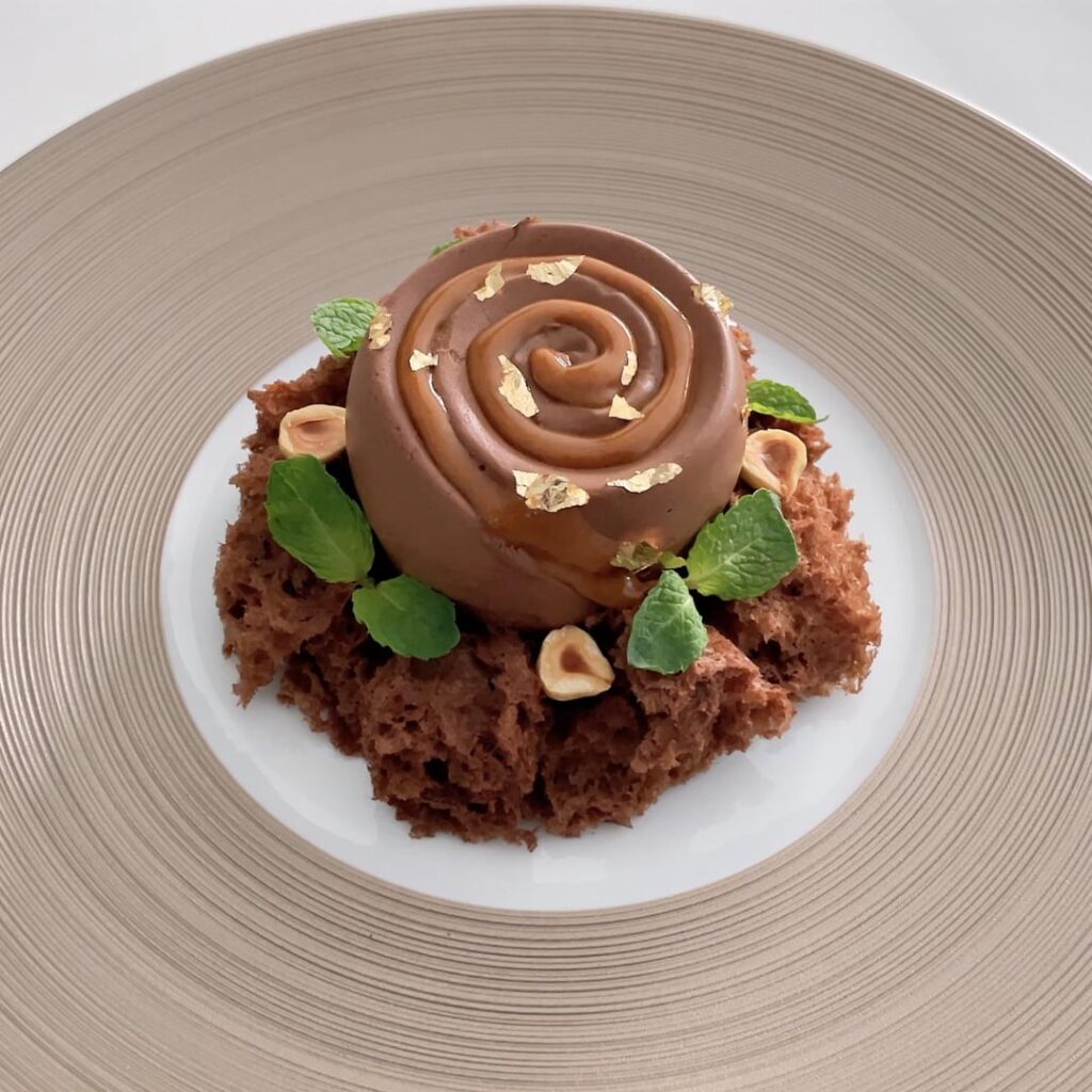 Chocolate, Orange & Hazelnut Dessert