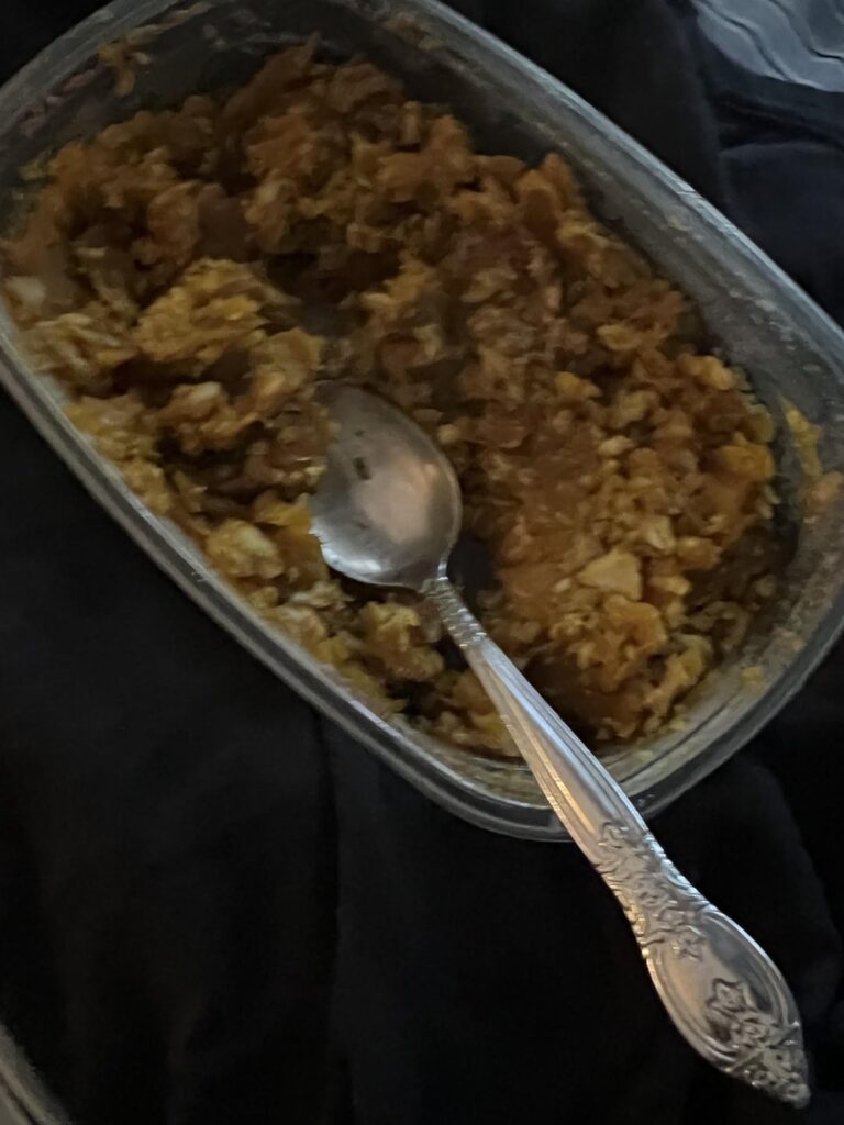 139 cal quick meal…? volume slop eating?