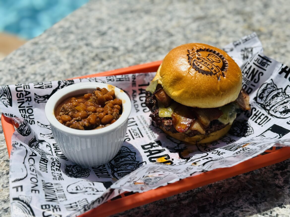 Father and I wanted burgers