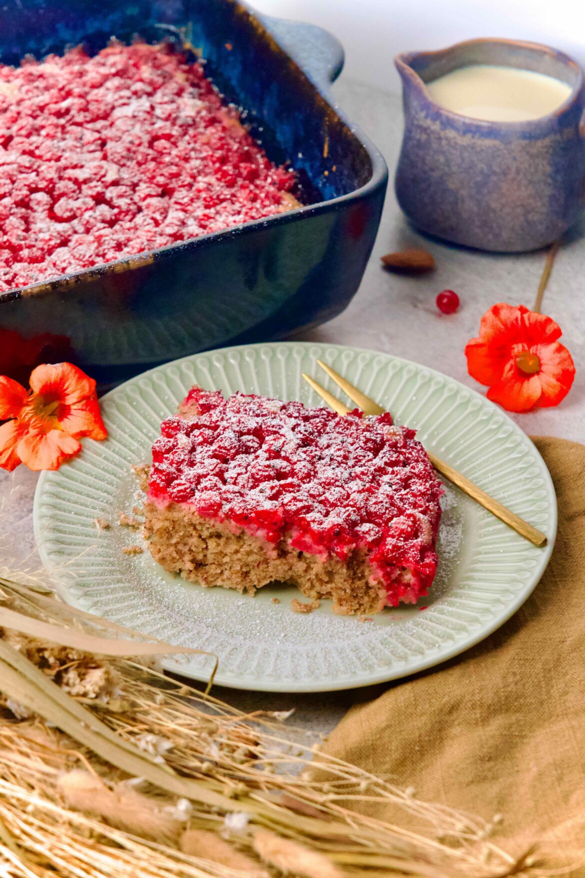 I make red currant cake every summer