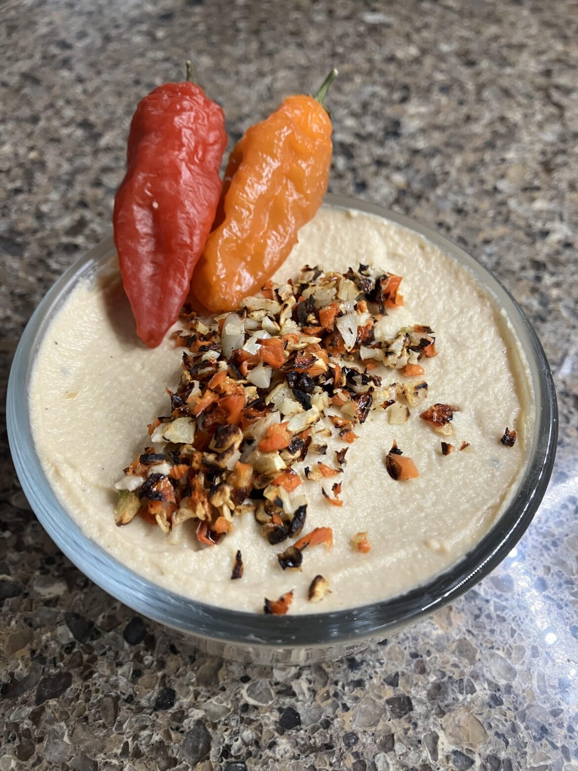 Roasted Garlic & Ghost Pepper Hummus