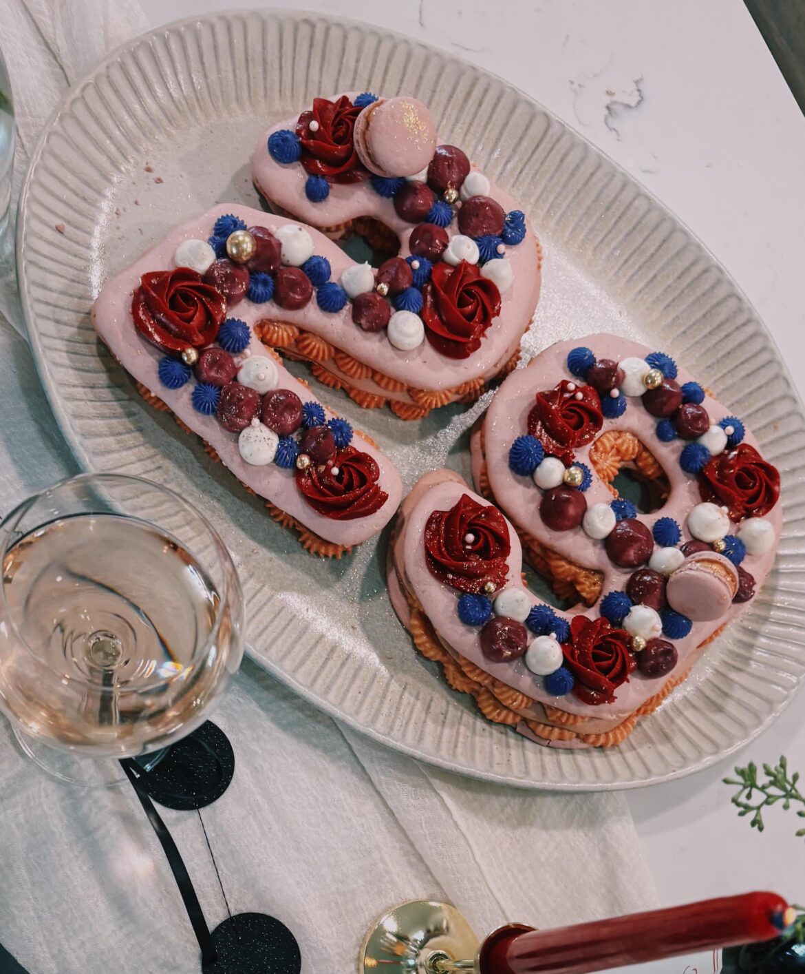 Macaron Cake for my wife's birthday