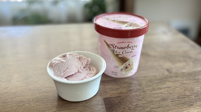 Trader Joe's Strawberry Ice Cream