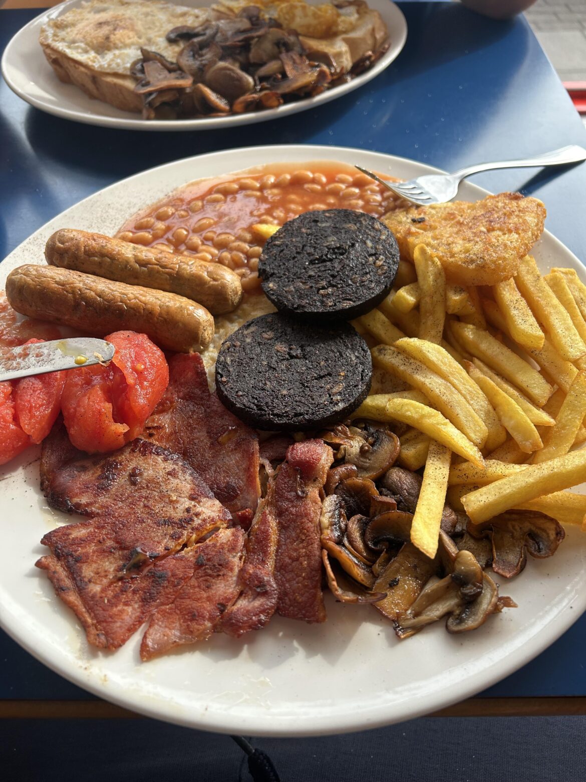 £11 mega fry at Kenny’s cafe, Gravesend