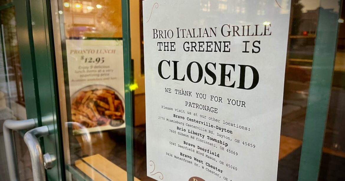 Brio Italian Grille at The Greene in Beavercreek has permanently closed Brio Italian Grille at The Greene in Beavercreek has permanently closed