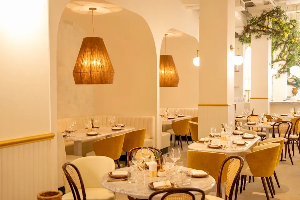 The interior of Motek. Lemon Pop