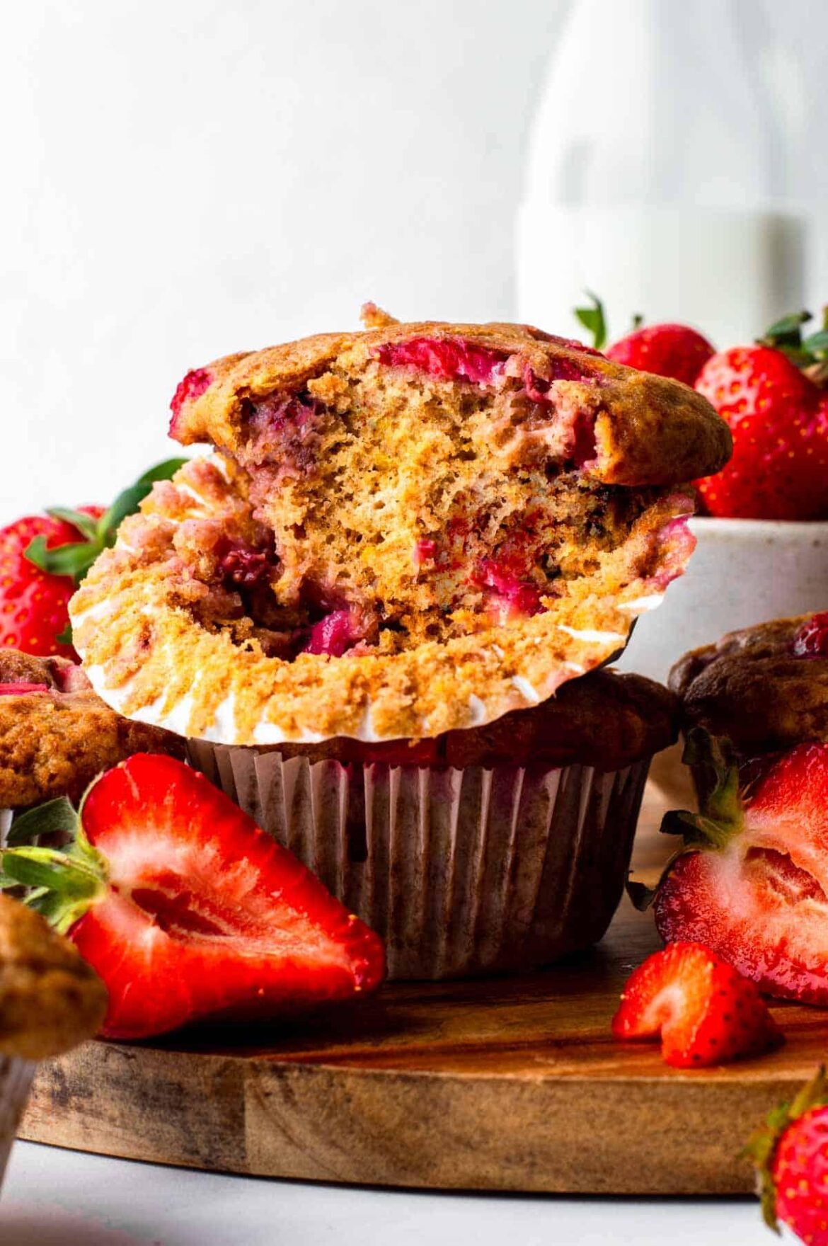Vegan Strawberry Muffins