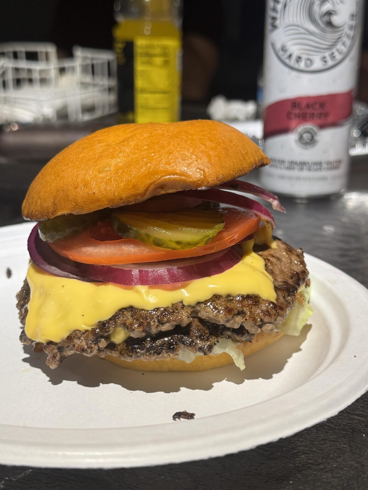 Made some burgers for the boys last night