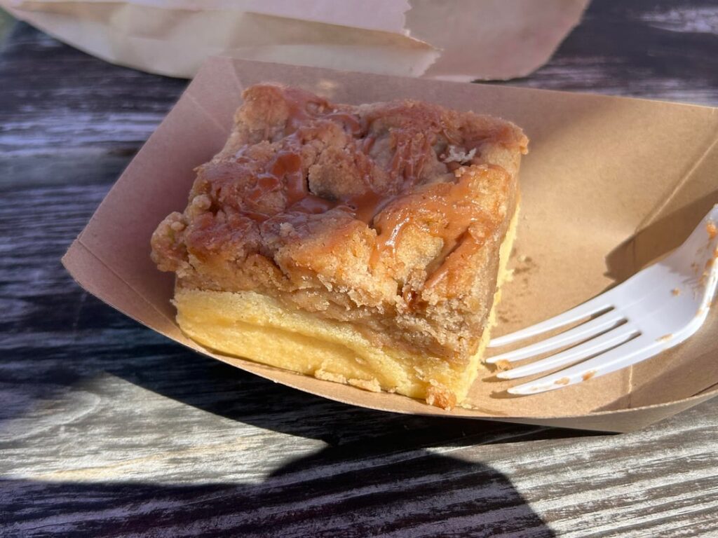 cals in caramel apple crumble?