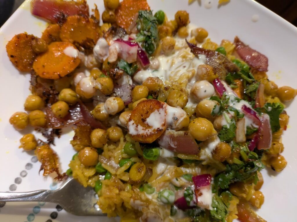 Curried roasted chickpeas 10/10