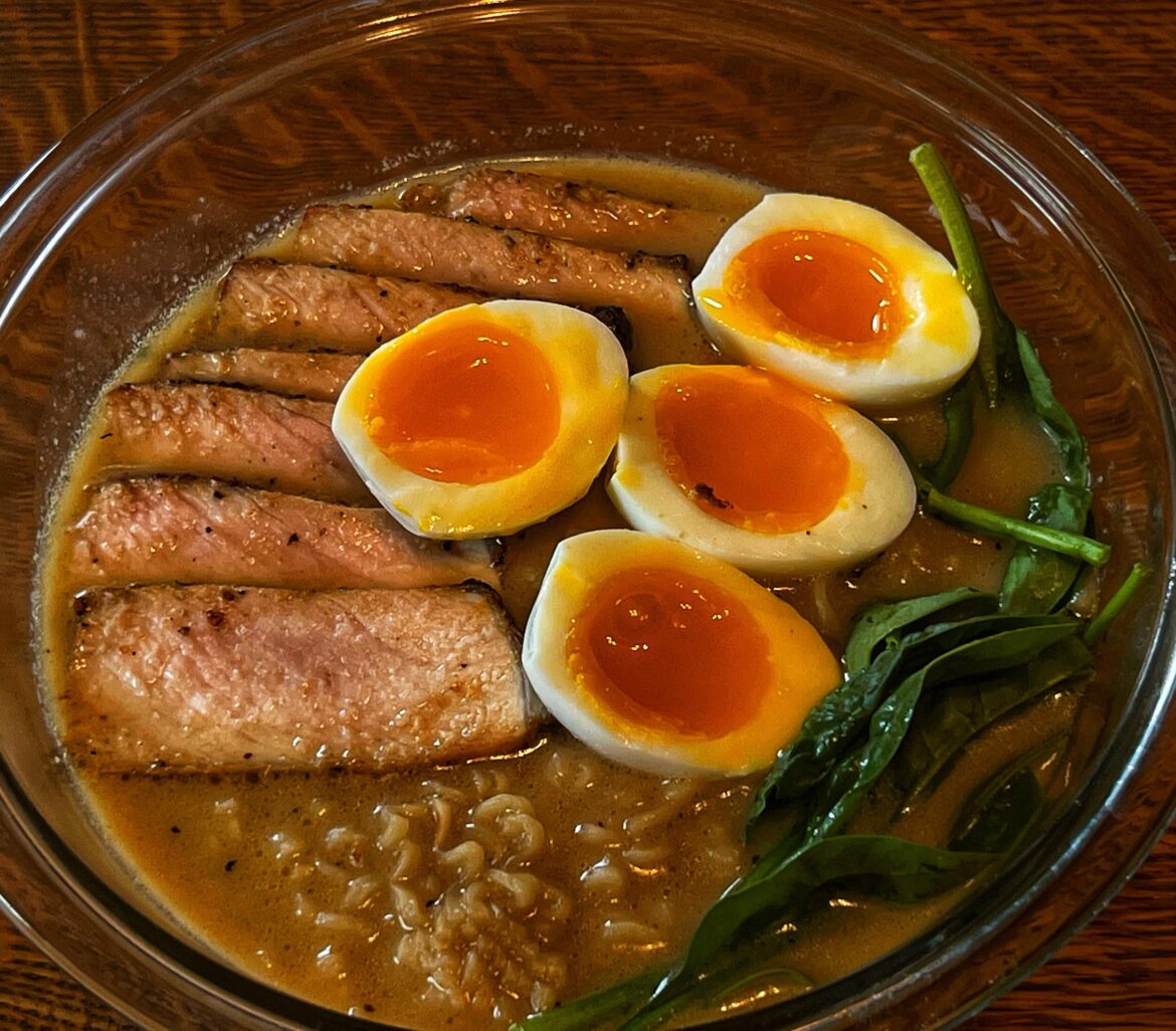 Didn’t want to drive into town for the “fancy” ramen. Didn’t want to drive into town for the “fancy” ramen.