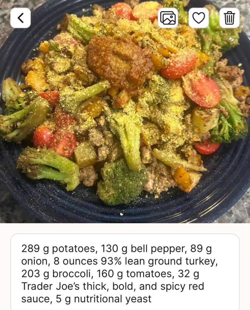 My biggest meal of pretty much every day