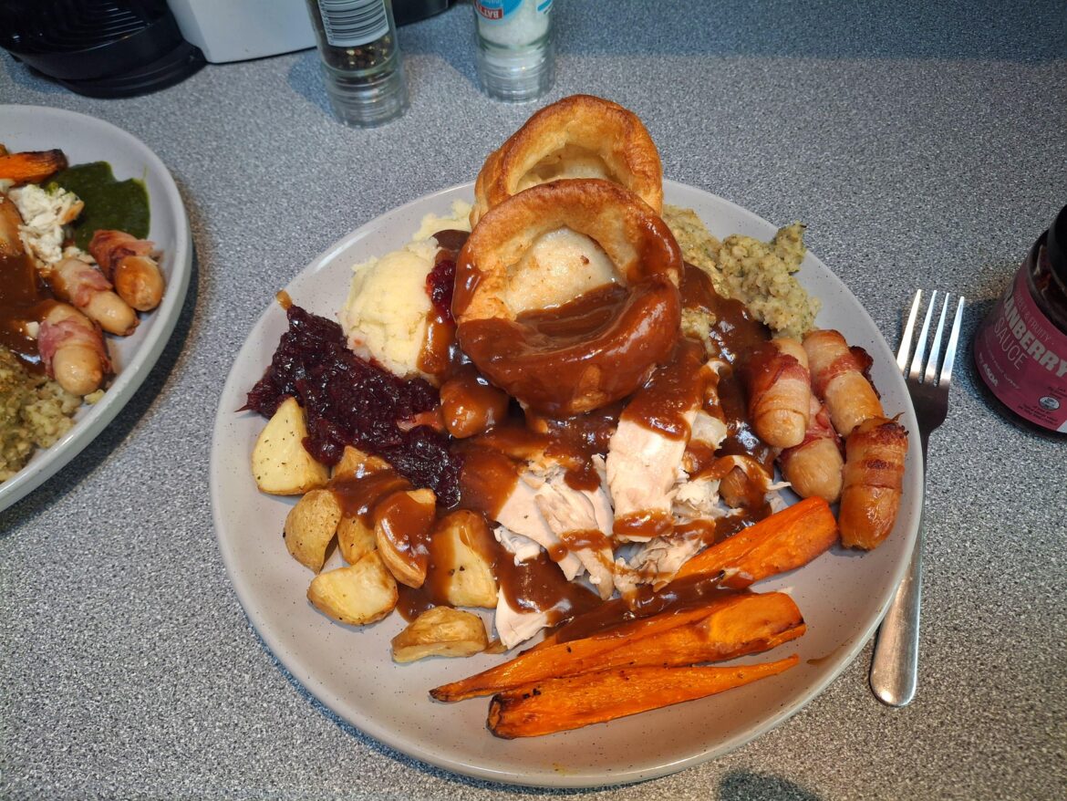 My roast chicken dinner I made tonight