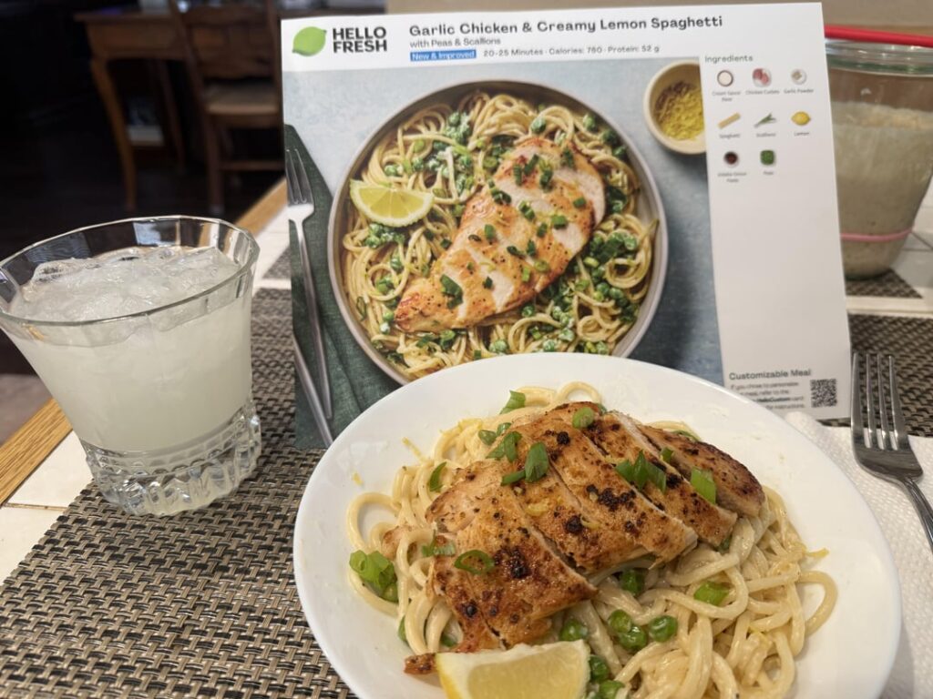 Garlic Chicken and Not-so-Creamy Lemon Spaghetti Garlic Chicken and Not-so-Creamy Lemon Spaghetti
