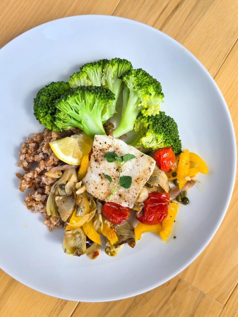 Baked Mediterranean Cod