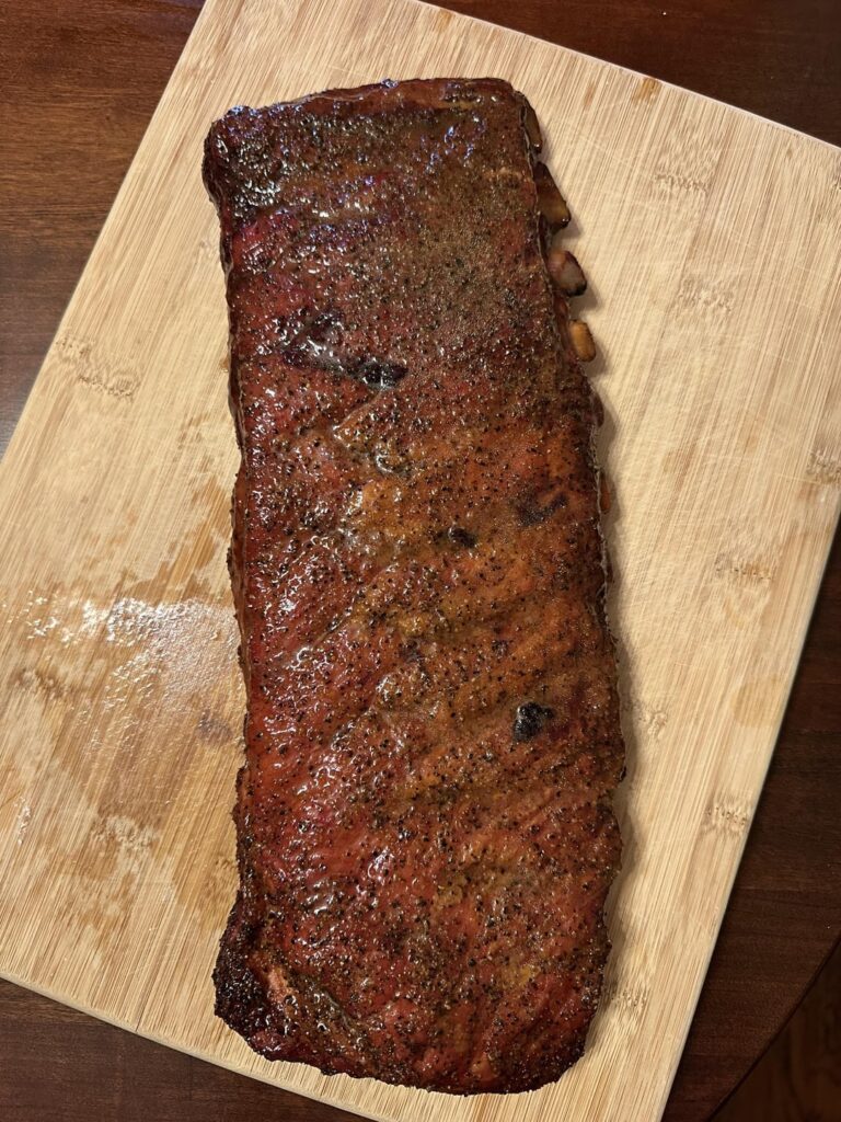 STL ribs on Smokin Brothers