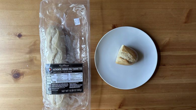 EuroClassic Authentic French Half Baguettes on wooden table