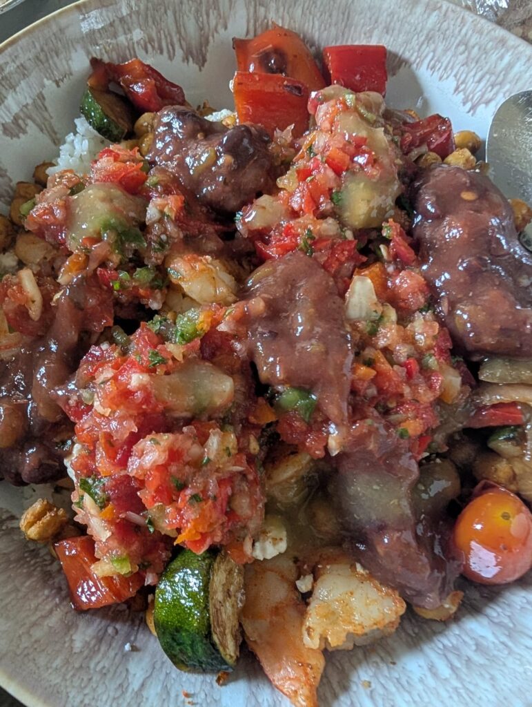 Shrimp Burrito bowls