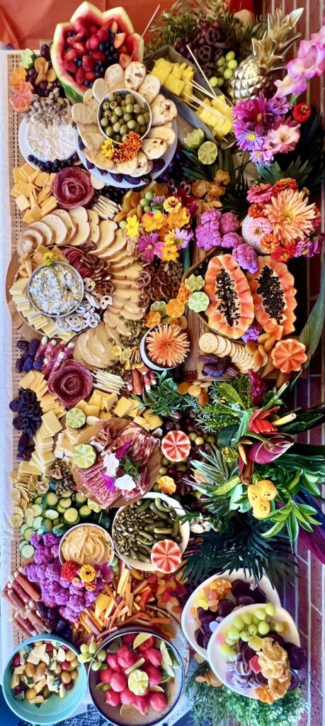 Luau themed grazing table Luau themed grazing table