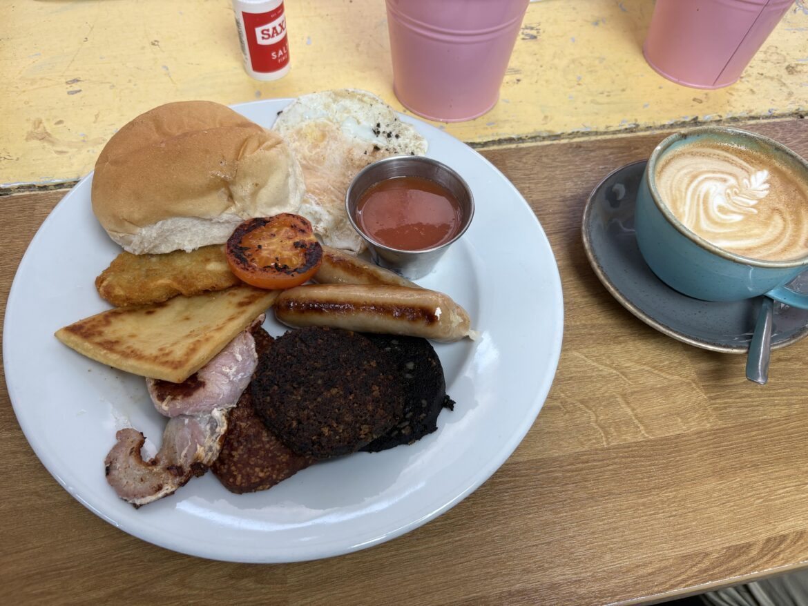 Scottish fry up Edinburgh