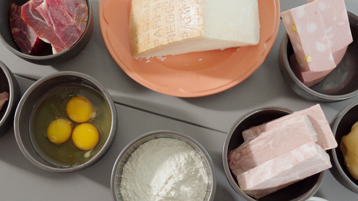 Ingredients for the Tortellini