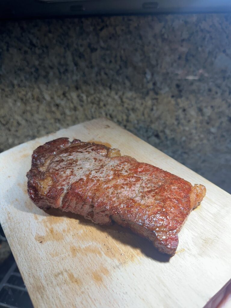 Steak on Weber