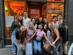 Jacqueline Welsh and her classmates.