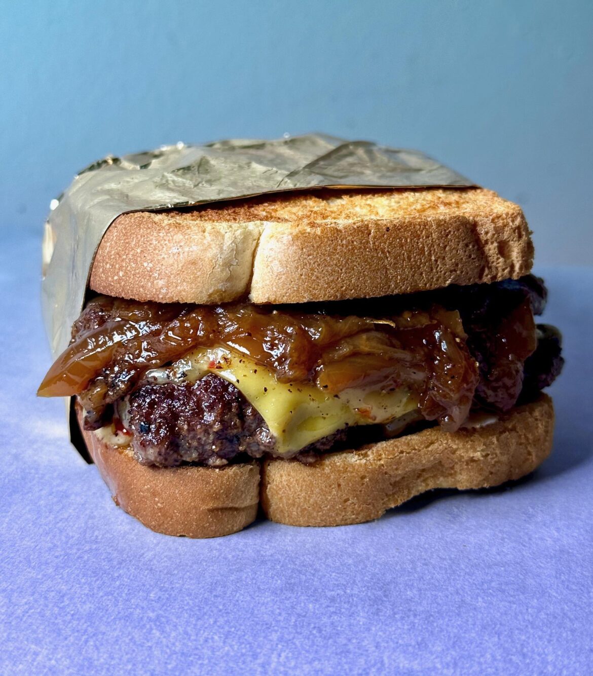 Tonight's patty melt—stupid good.