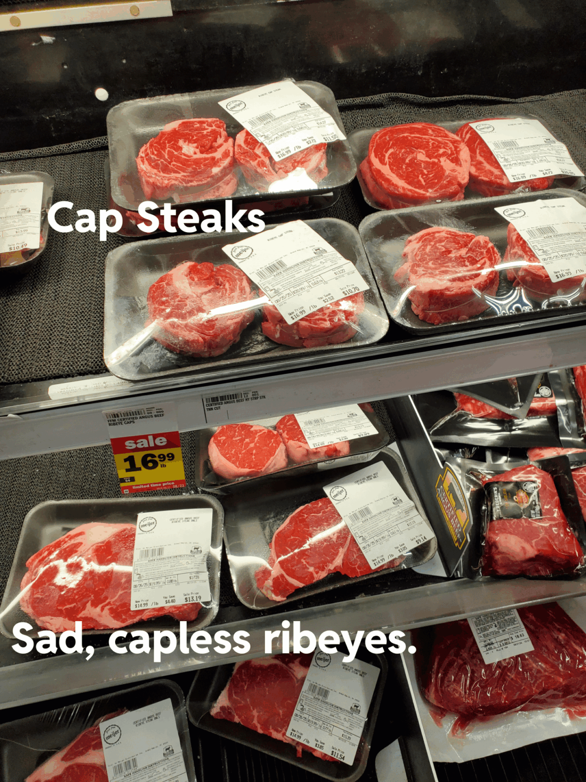 Caps sold separately.