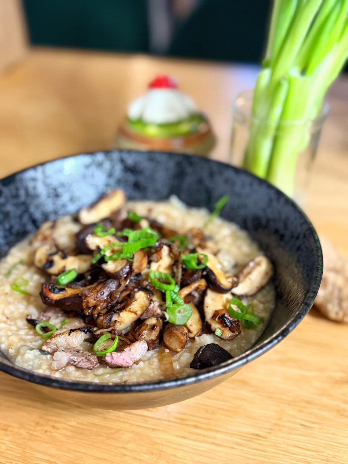 Beef and Shiitake Congee