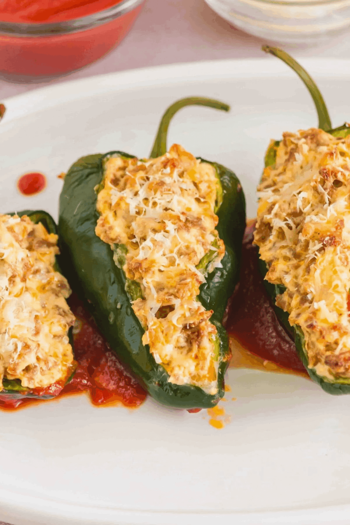 Chorizo-Stuffed Poblano Peppers