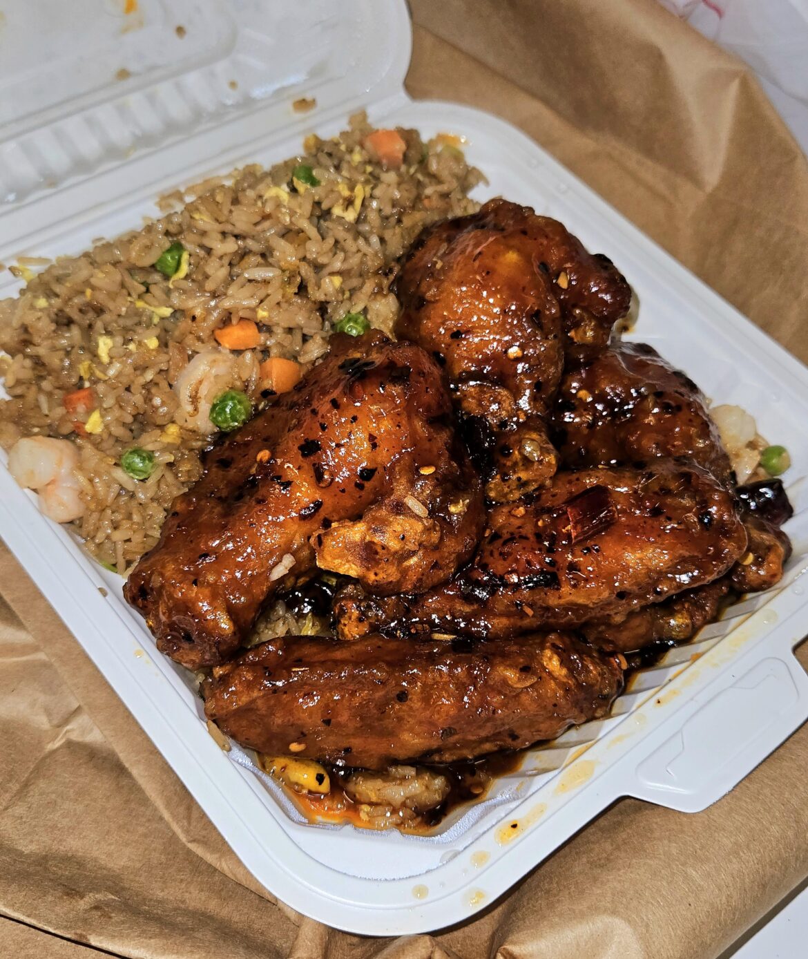 General Tso's chicken wings