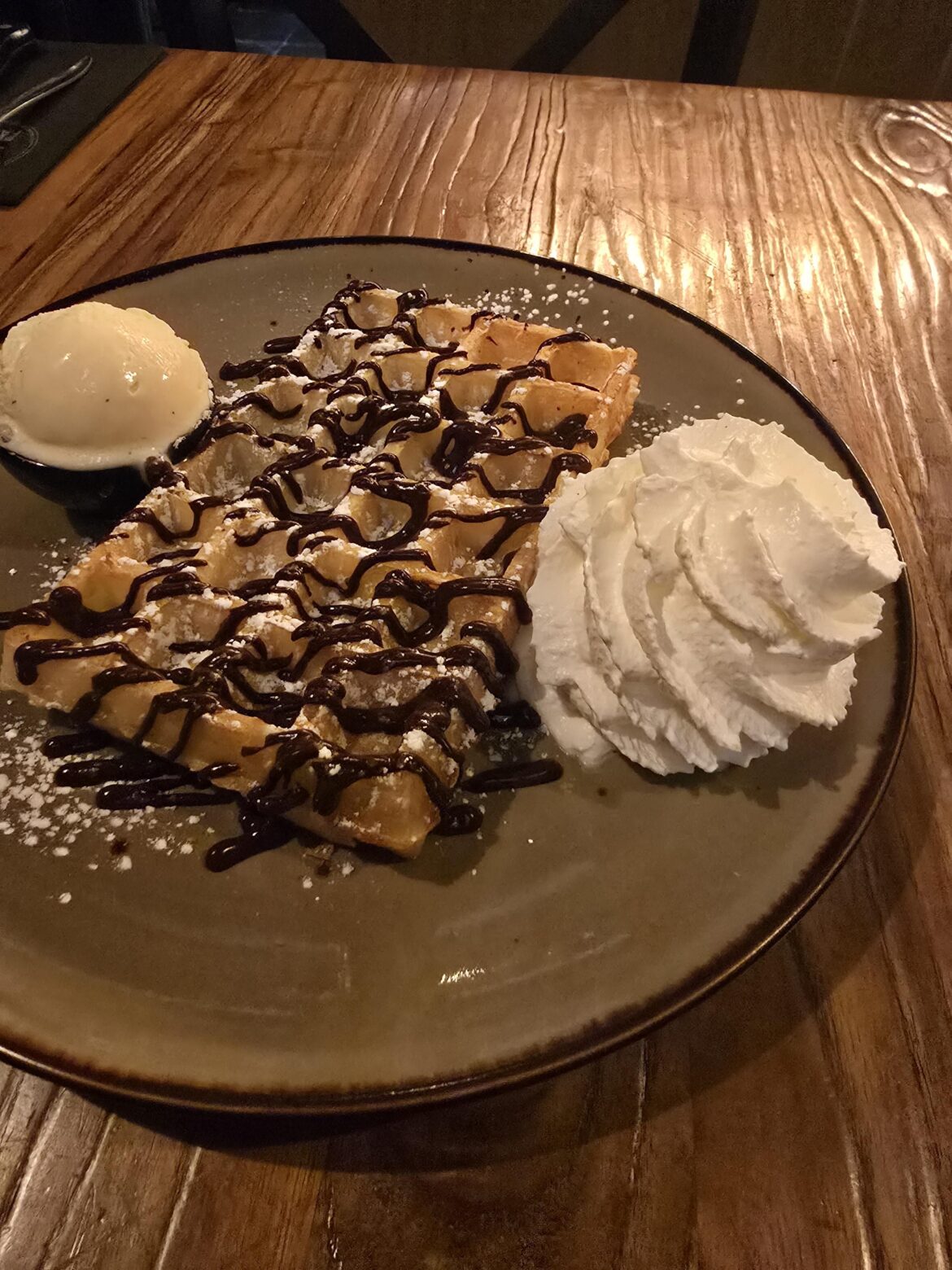 Waffle Treat from a Recent Trip to Antwerp