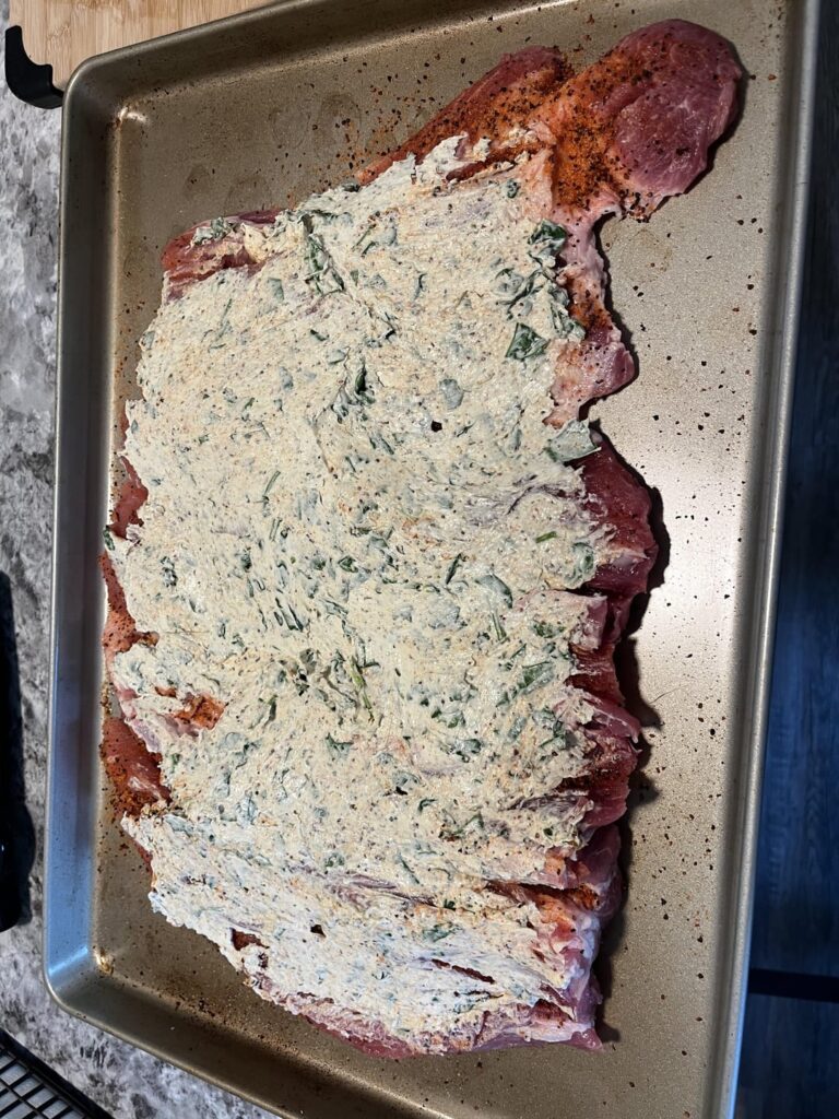 Cream Cheese Stuffed Pork Loin