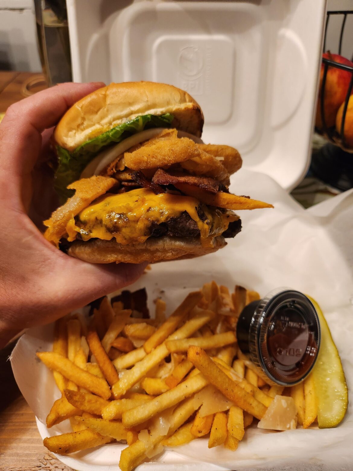 Ignore the fruit in the back