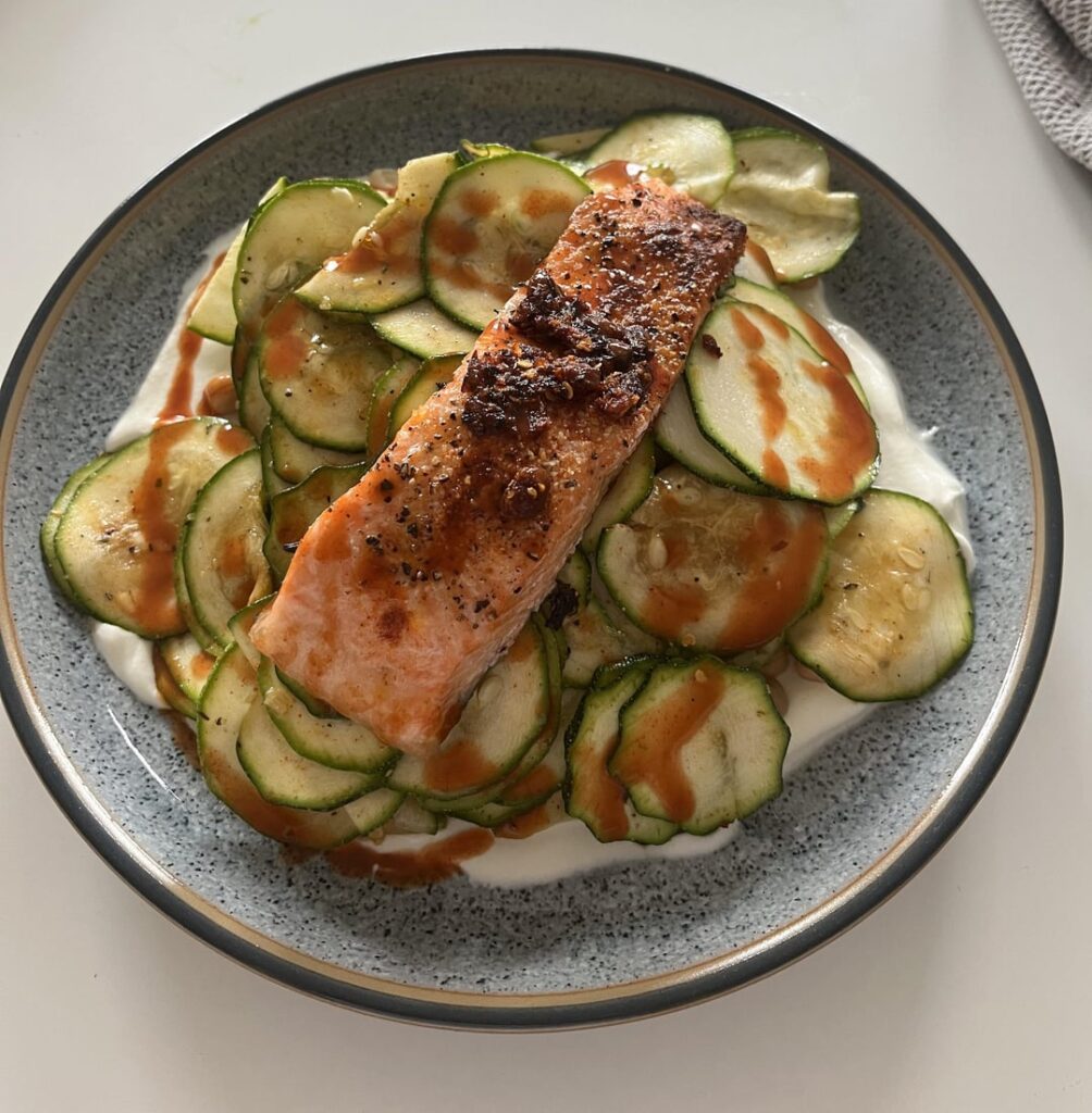 Trout & Courgette