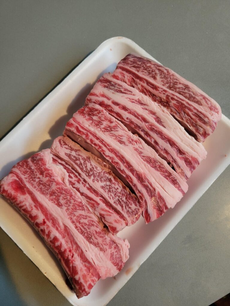 Beef ribs from Costco.