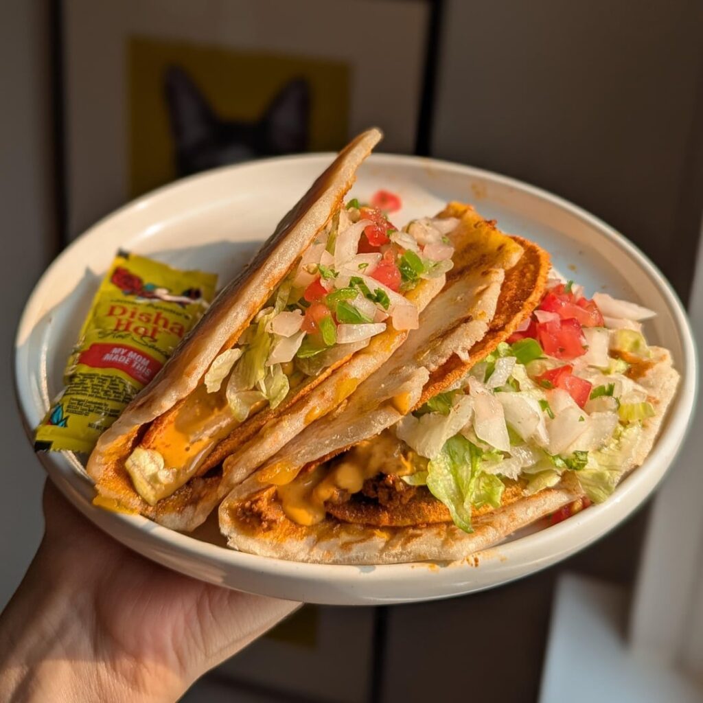 flamin’ hot volcano cheesy gordita crunch.