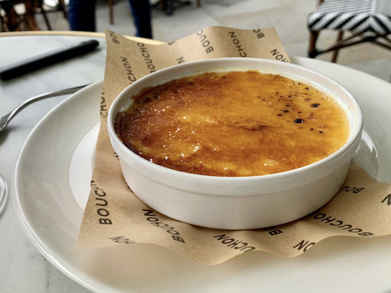 Bouchon Salt House Castle Street French Restaurant Creme Brulee