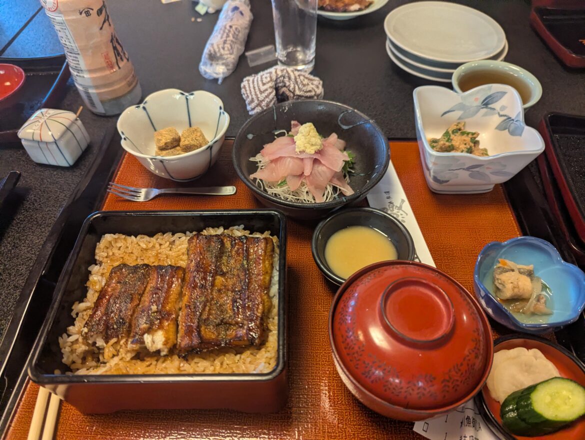 Famous unagi-don in Narita the town, not the airport