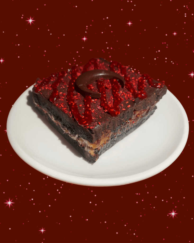 Chocolate Raspberry Layered Brownie [OS]