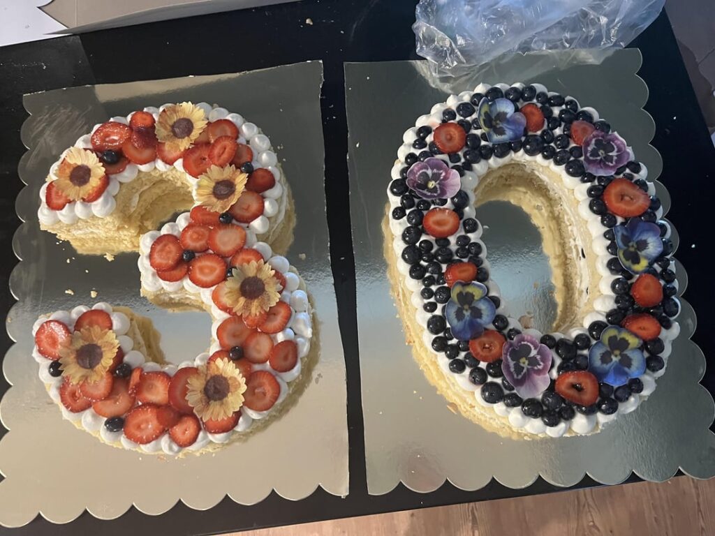 Birthday cake for my boyfriend and his twin sister!