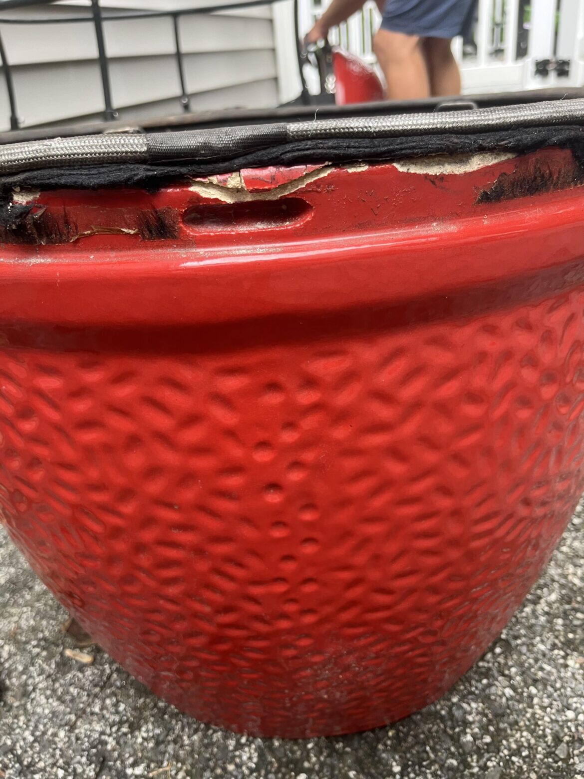 Will Kamado honor the lifetime ceramic warranty. When adjusting the ceramic failed separating the top from bottom